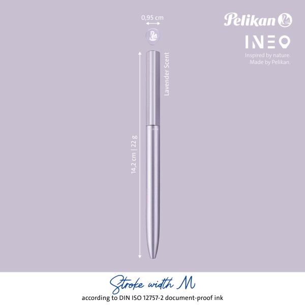 Pelikan Kugelschreiber Ineo® Elements K6 Lila-Violett mit Gravur