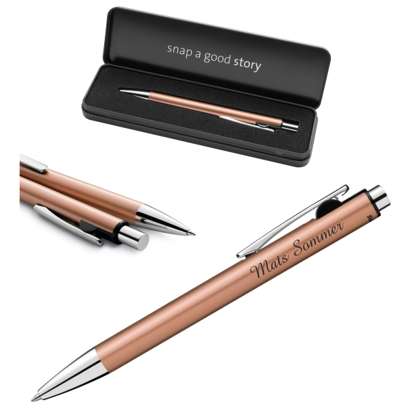 Pelikan Snap® Metallic K10 Kugelschreiber Kupfer – edles Metall-Etui