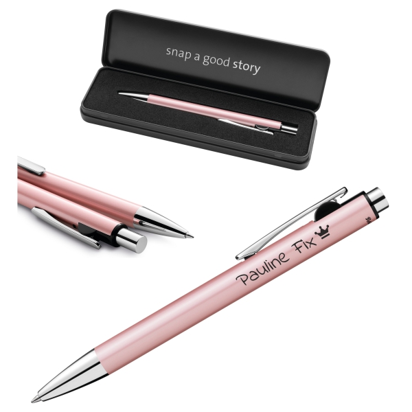 Pelikan Snap® Metallic K10 Kugelschreiber Rose-Gold – edles Metall-Etui
