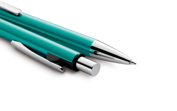 Pelikan Snap® Metallic K10 KugelschreiberTürkis – edles Metall-Etui