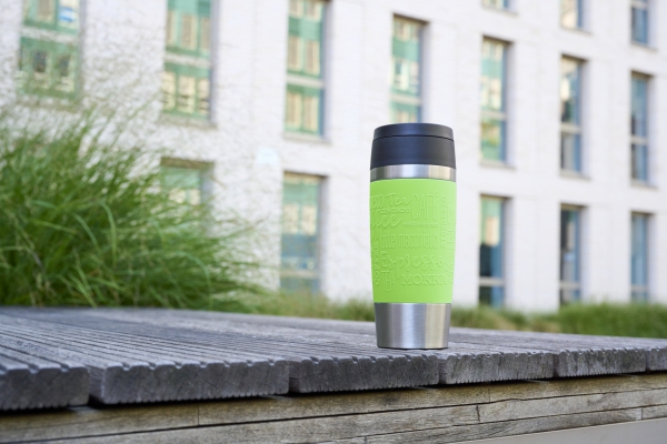 EMSA Thermobecher TRAVEL MUG Classic Limette 360 ml mit Wunschgravur