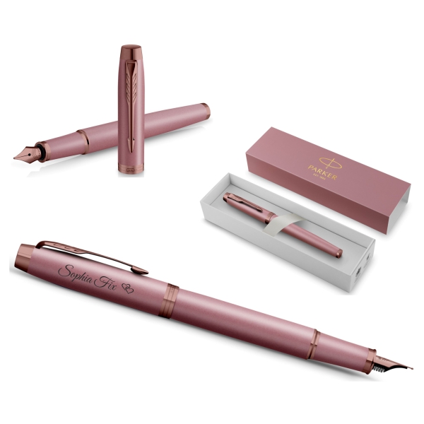 PARKER IM Füllfederhalter The Finishing Touch Collection Mauve
