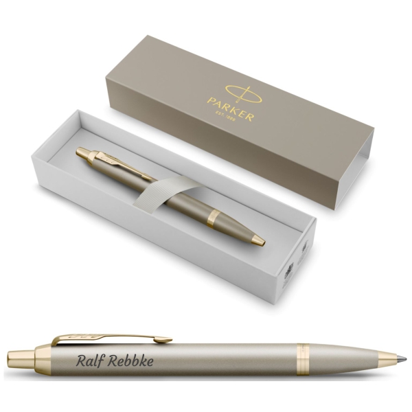 PARKER IM Kugelschreiber The Finishing Touch Collection Sandstone