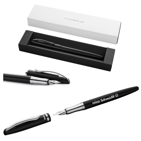 PELIKAN Füllhalter Jazz® Noble Elegance P36 Schwarz mit Gravur