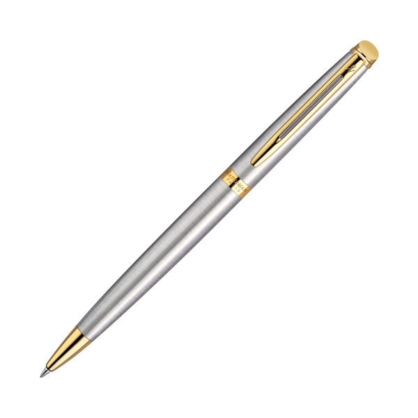 Waterman® Set aus Kugelschreiber und Rollerball Stainless Steel G.T.