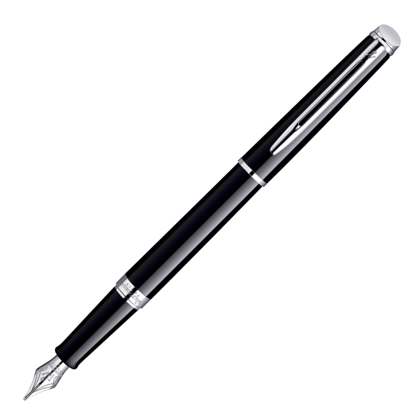 Waterman® Set aus Kugelschreiber und Füllfederhalter Black C.T.