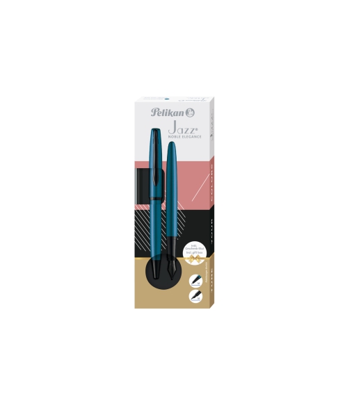 Pelikan Schreibset Jazz® Noble Elegance K/P36 Aquamarin mit Gravur