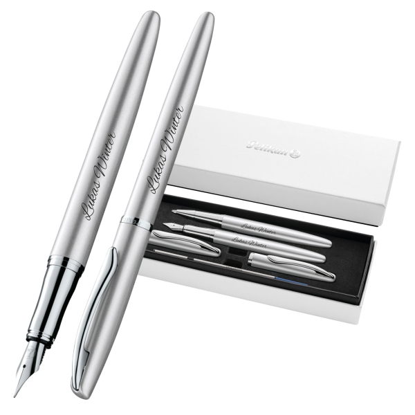 PELIKAN Füllhalter & Roller Jazz® Noble Elegance Silber