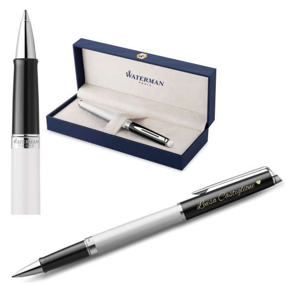 Waterman® Rollerball Hemisphere Block Black-White