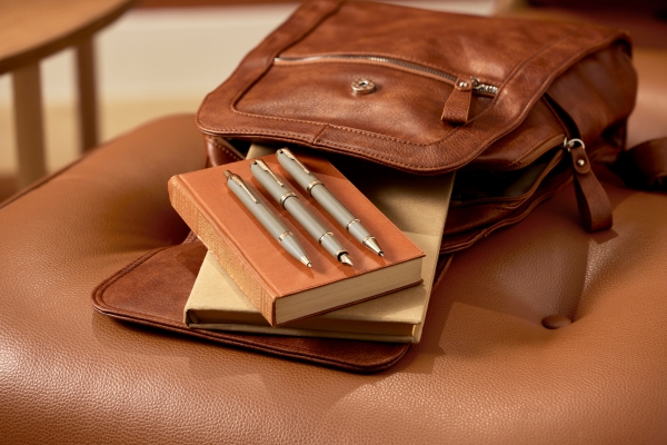 PARKER IM Füllfederhalter + Kugelschreiber The Finishing Touch Collection Sandstone