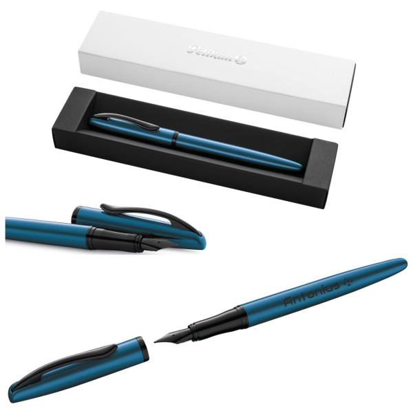 PELIKAN Füllhalter Jazz® Noble Elegance P36 Aquamarin  mit Gravur