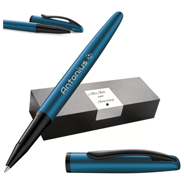 Pelikan Tintenroller Jazz® Noble Elegance R36 Aquamarin mit Gravur