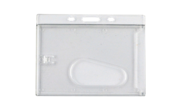 Kartenhalter Querformat mit Ausweisjojo SOLID SILVER