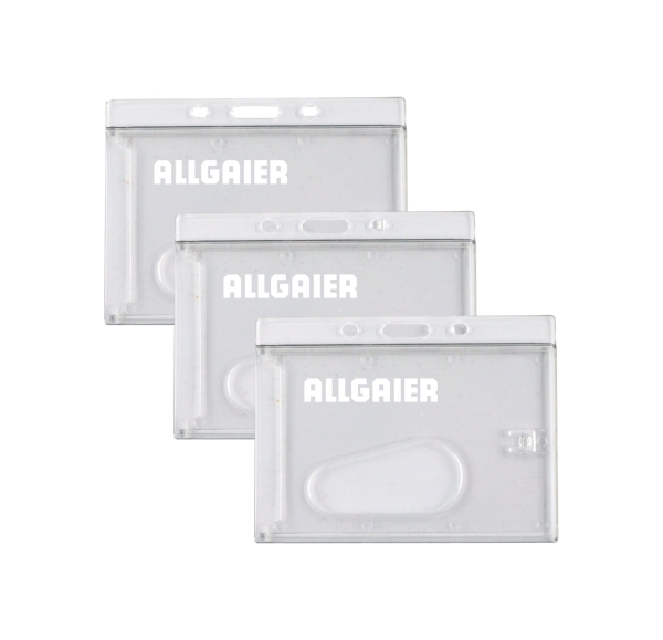 Logodruck für Ausweishüllen und Kartenhalter