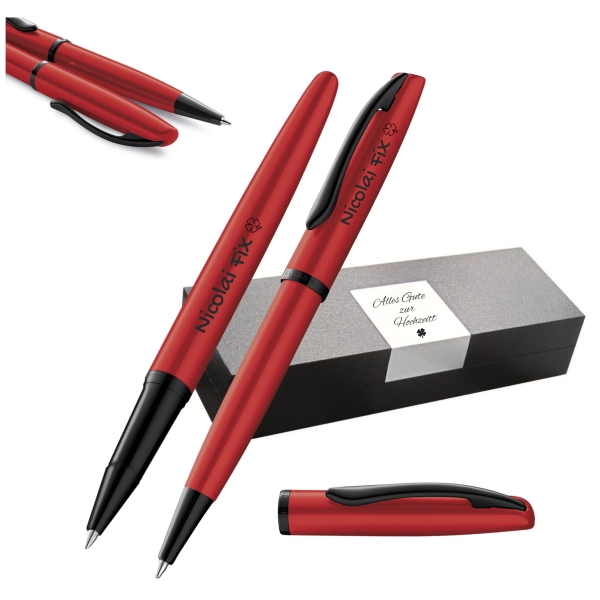 Pelikan Schreibset Jazz® Noble Elegance K/R36 Red mit Gravur
