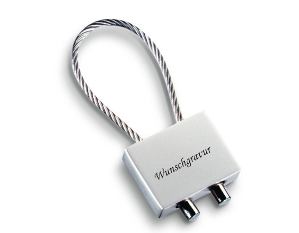 Schlüsselanhänger CABLE rechteckig