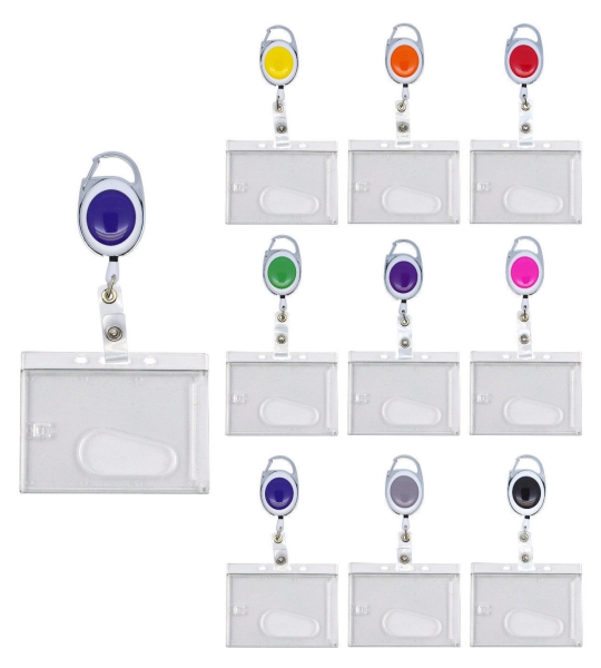 Kartenhalter Querformat mit Ausweisjojo COLORI