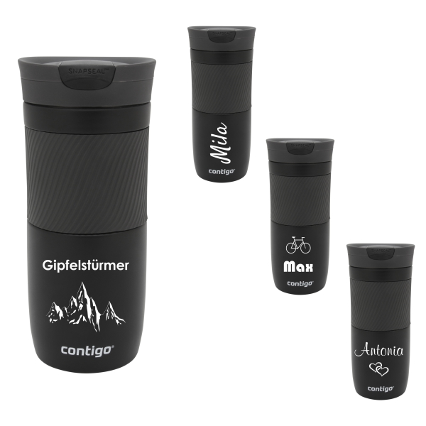 Contigo Byron SNAPSEAL Thermobecher 470 ml Matte Black
