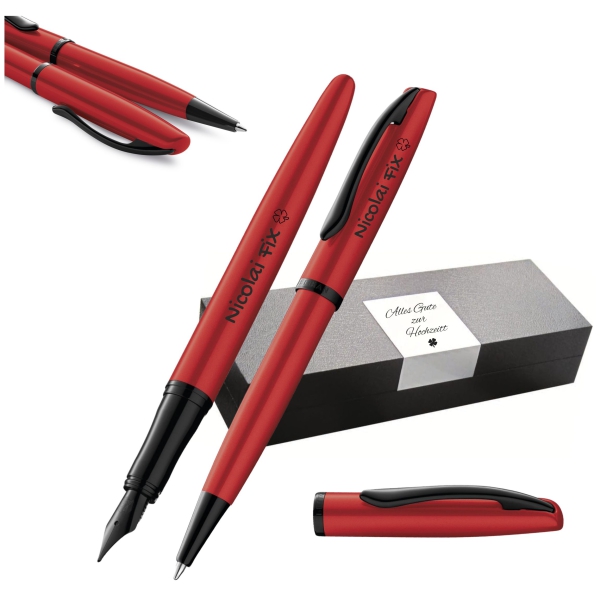 Pelikan Schreibset Jazz® Noble Elegance K/P36 Red mit Gravur