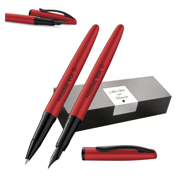 Pelikan Füllhalter & Roller Jazz® Noble Elegance Red