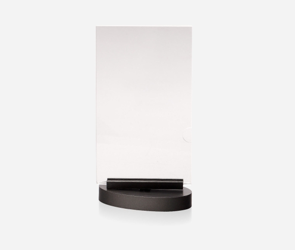Tischaufsteller T-Form Crystal